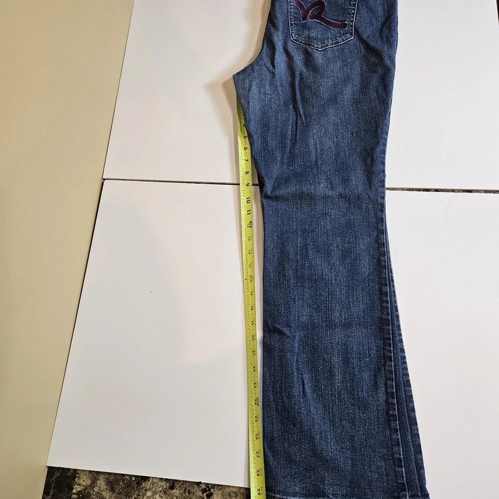 Rocawear Womens‎ Bootcut Jeans Size 16 Blue Denim Stretch Flare Y2K